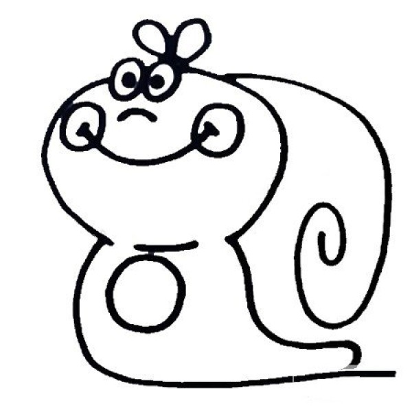 Learn to draw a snail video tutorial