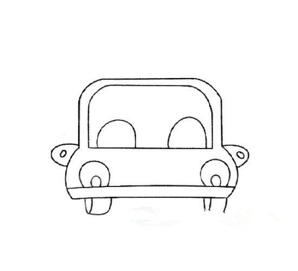 Simple drawings of vehicles, exquisite pictures of simple drawings of cars