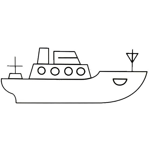 Children learn to draw ships 2