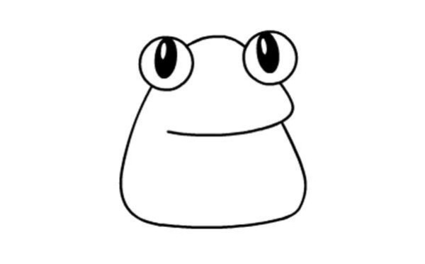 Frog drawing steps