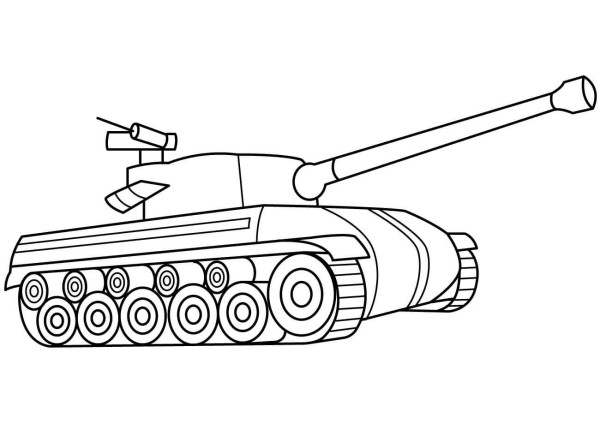 About the simple drawing method of tanks