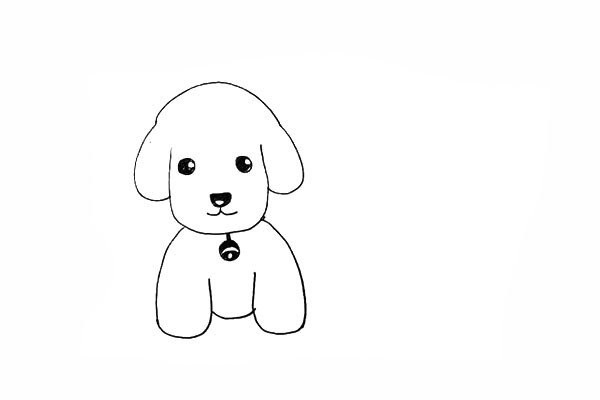 How to draw a cute puppy