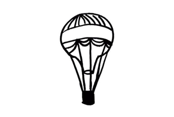 How to draw a hot air balloon