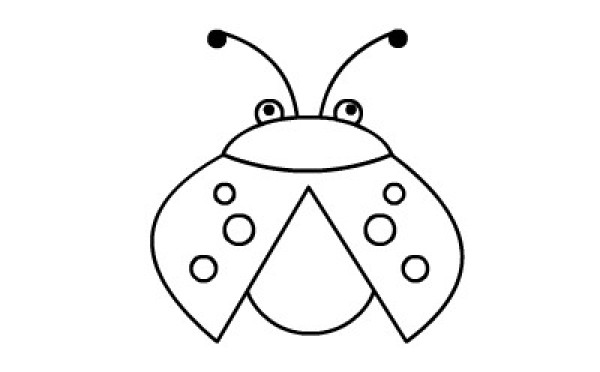 How to draw a simple beetle