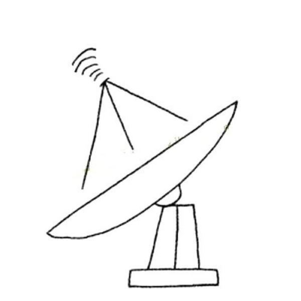 Radar simple drawing picture