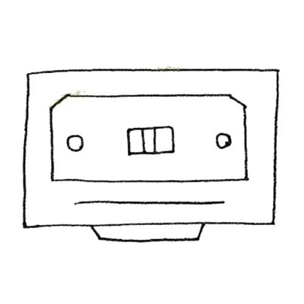 Tape simple drawing picture