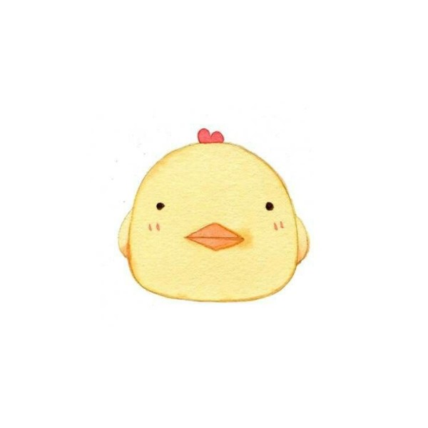 Cute chick simple drawing picture