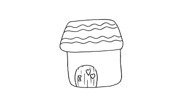 Draw a beautiful little house