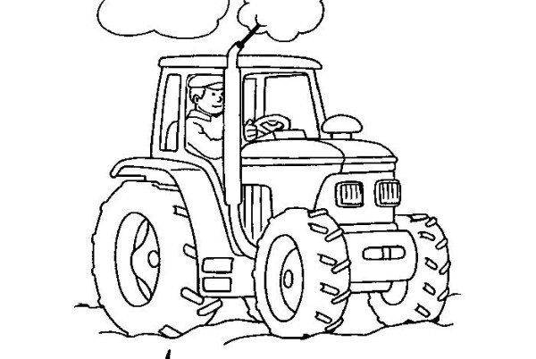 5 simple drawing pictures of tractors