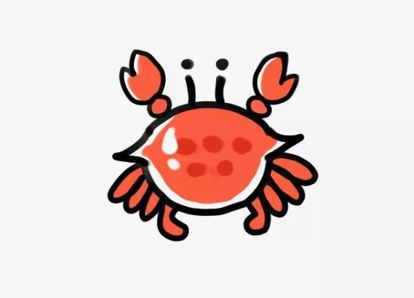 How to draw a crab