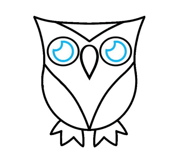 Simple drawing tutorial | Learn to draw a simple owl in 3 minutes