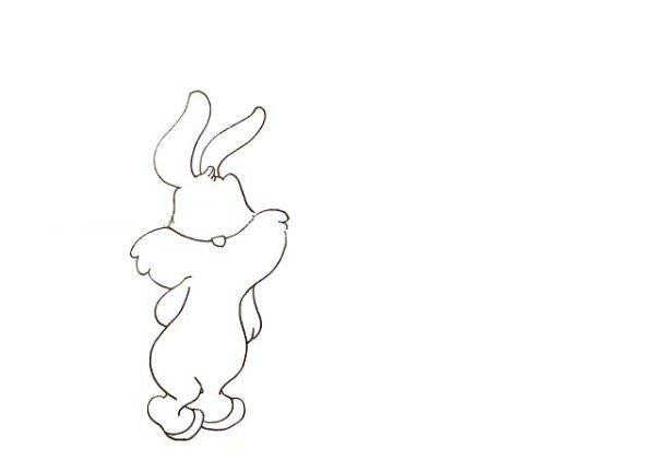 Simple drawing tutorial: Draw a little rabbit who wants to eat carrots