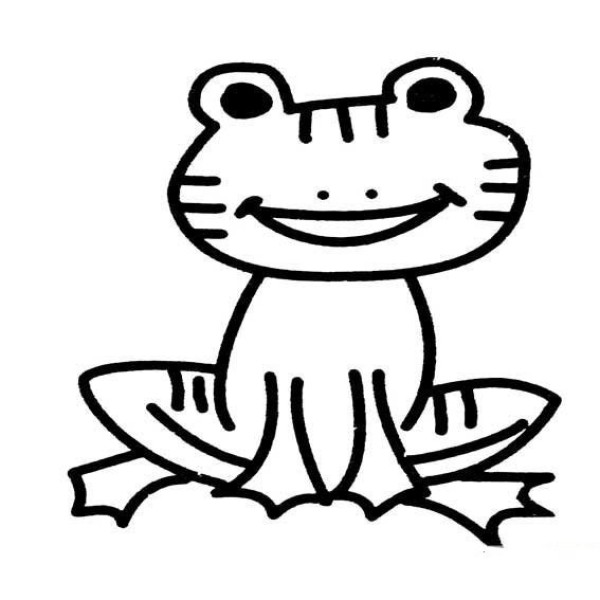 Complete collection of simple drawings of insects and simple drawings of frogs