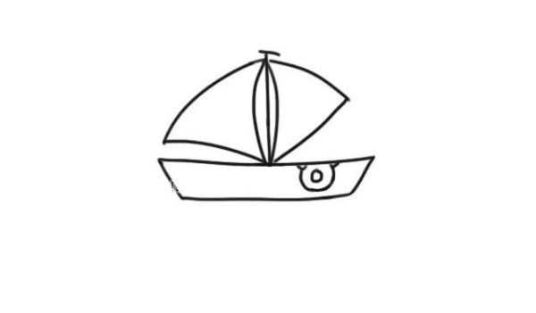 Simple drawing tutorial: How to draw a sailboat