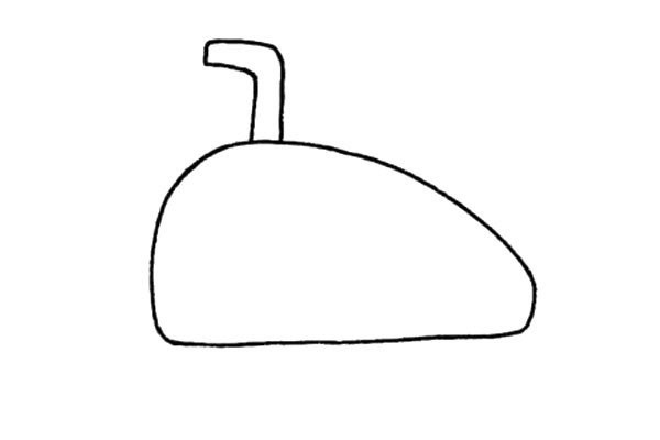 Simple and easy to learn submarine drawing