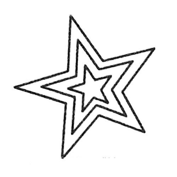 How to draw stars with simple strokes