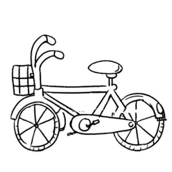 Q version of transportation bicycle