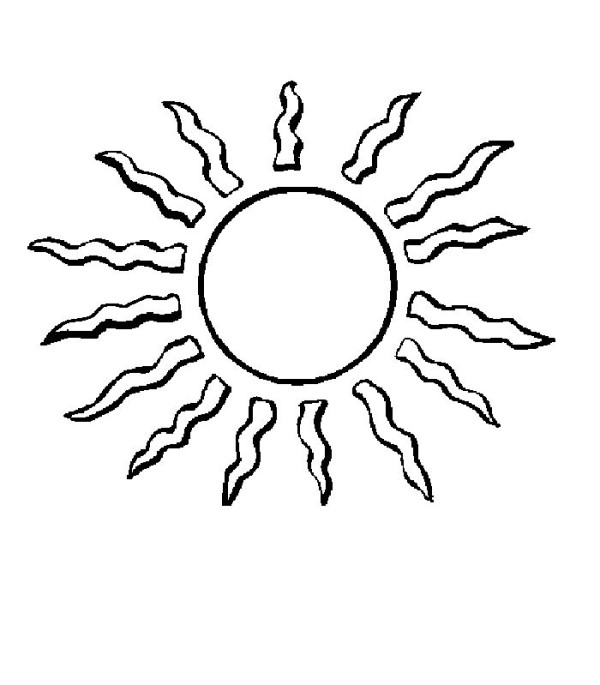 How to draw seven suns in simple strokes