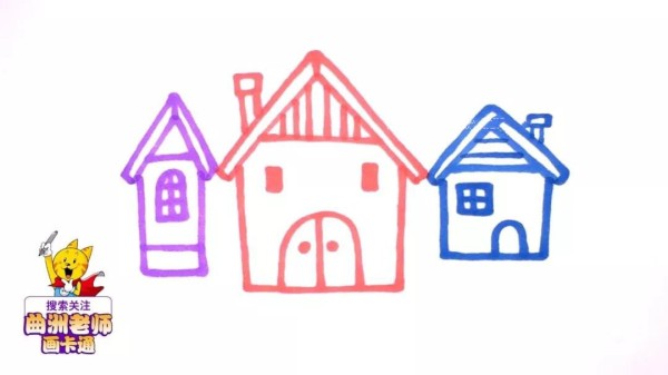 Use the letter A to draw a simple picture of a house