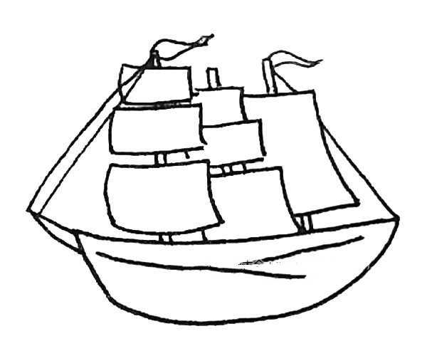 Learn to draw a beautiful sailboat