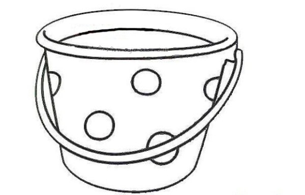 Bucket simple drawing picture