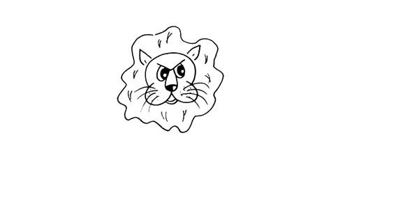 How to draw a lion