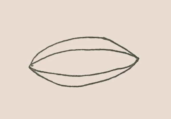 Simple drawing of airship