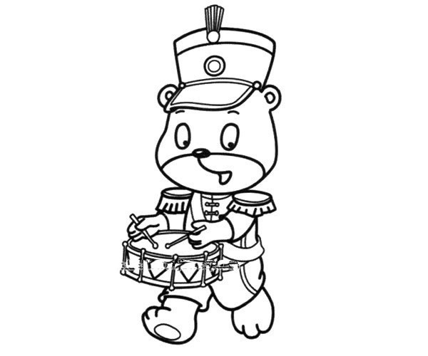 Drummer Bear