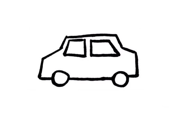 How to draw a taxi with simple strokes