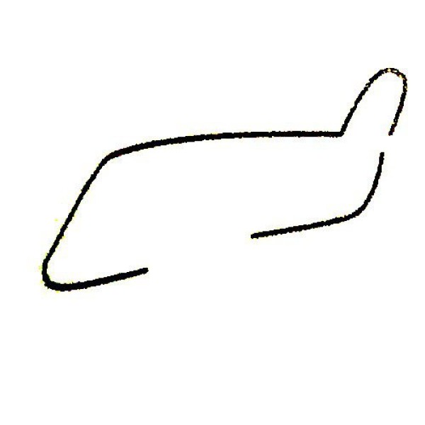 Complete collection of airplane simple drawings and drawing steps