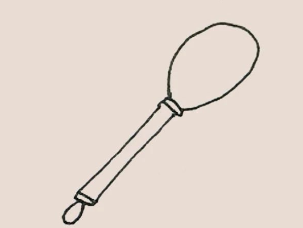 Simple drawing of egg beater