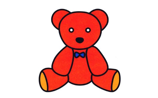 Toy bear simple drawing picture