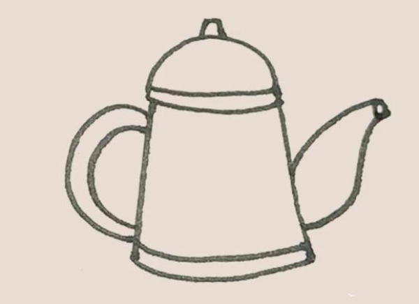 Simple drawing of kettle