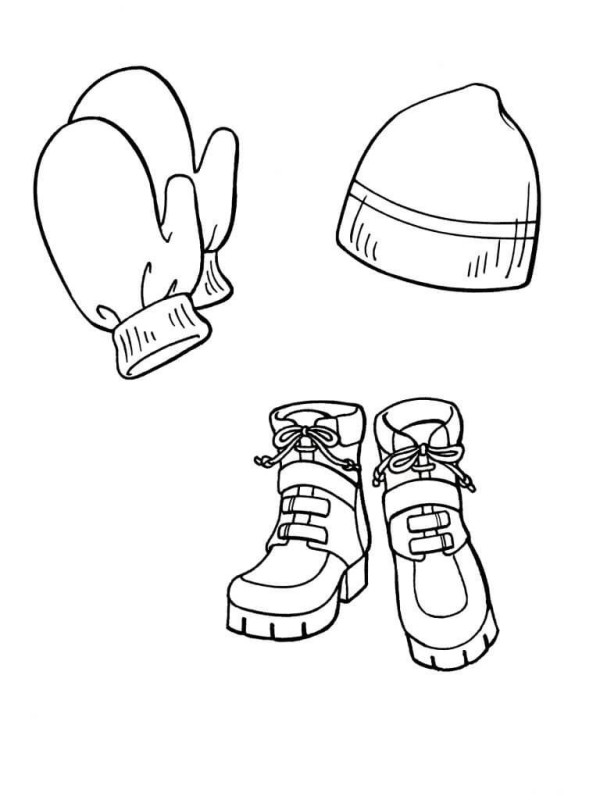 Hat gloves and shoes