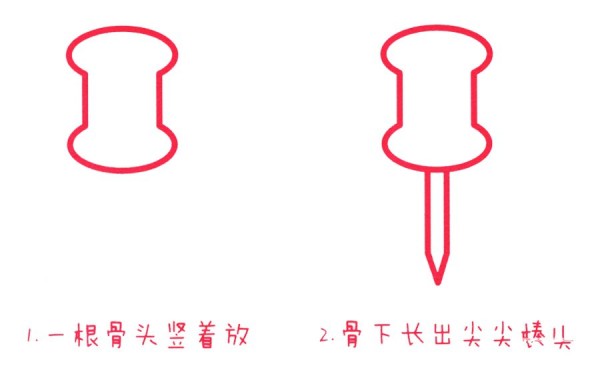 Simple drawing of childrens tools