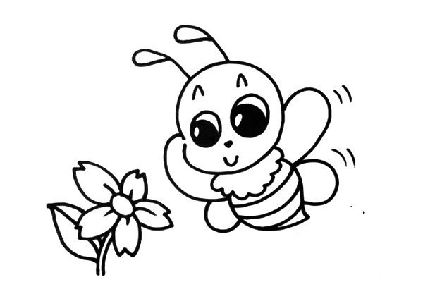 Bees are busy gathering honey when spring comes