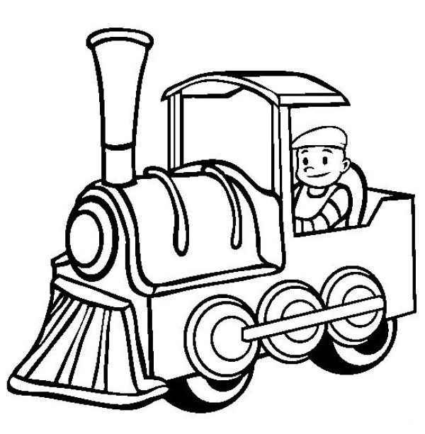 A complete collection of simple drawings of amusement parks and simple drawings of childrens small trains