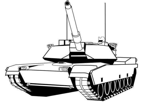 A complete collection of drawing methods of tanks