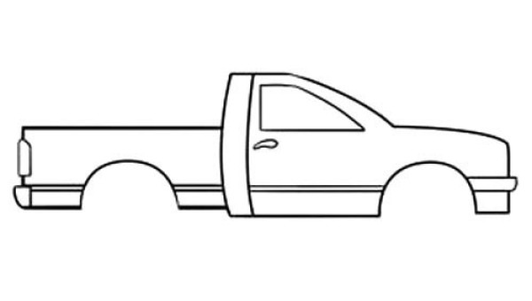 Simple drawing tutorial of a truck that is easy to draw