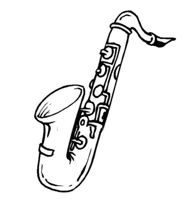 Saxophone simple strokes