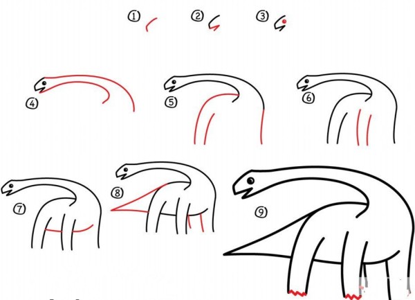 Simple drawings of animals Simple drawings about dinosaurs