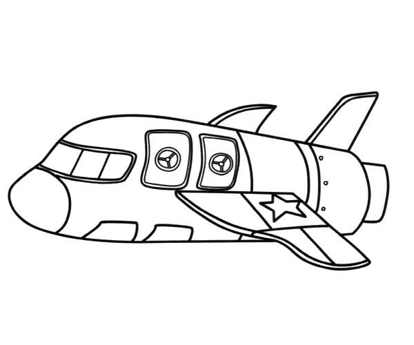 Beautiful simple drawing pictures of space shuttle