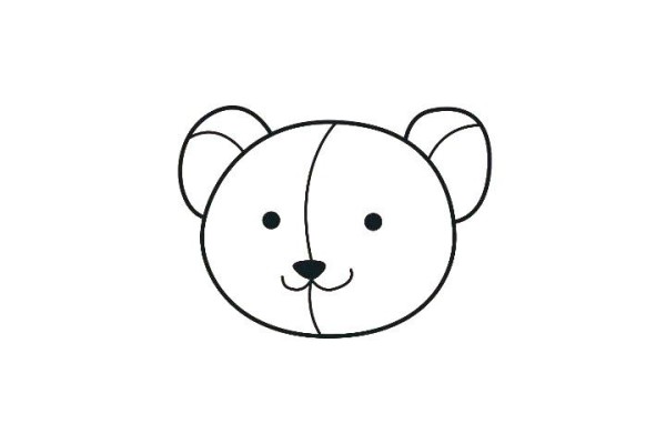 How to draw a teddy bear in simple strokes