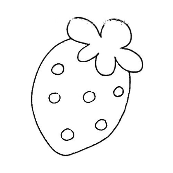 Draw strawberries in three simple steps