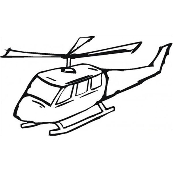 Simple drawing of airplane Helicopter simple drawing picture