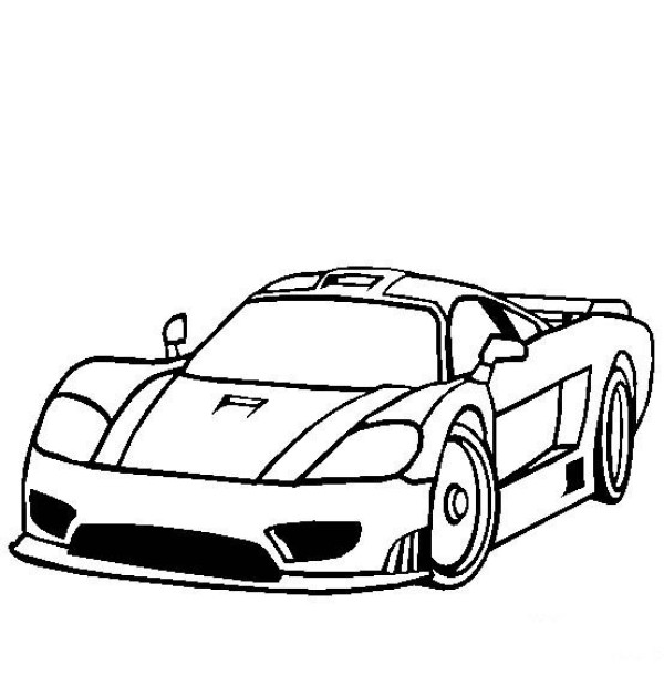 Salin supercar simple drawing picture