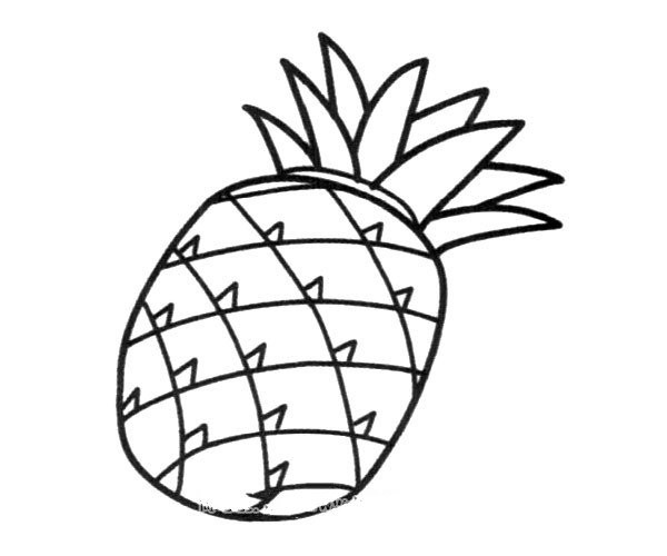 Simple picture of pineapple