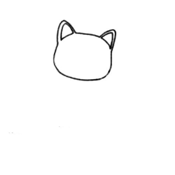 Simple drawing tutorial of a kitten flying on a plane