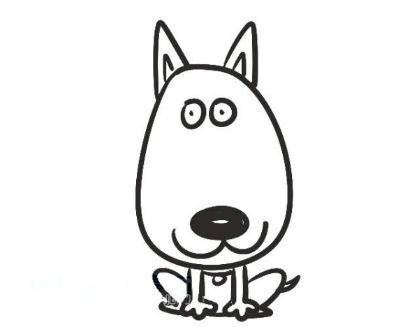 9 Beautiful Simple Drawing Pictures of Dogs