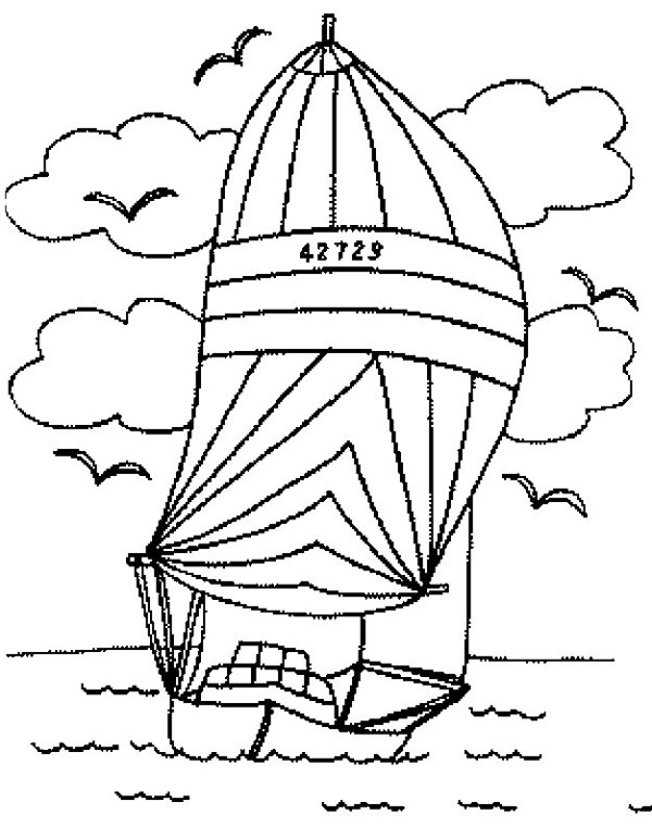 A complete collection of simple drawing pictures of cargo ships with sails